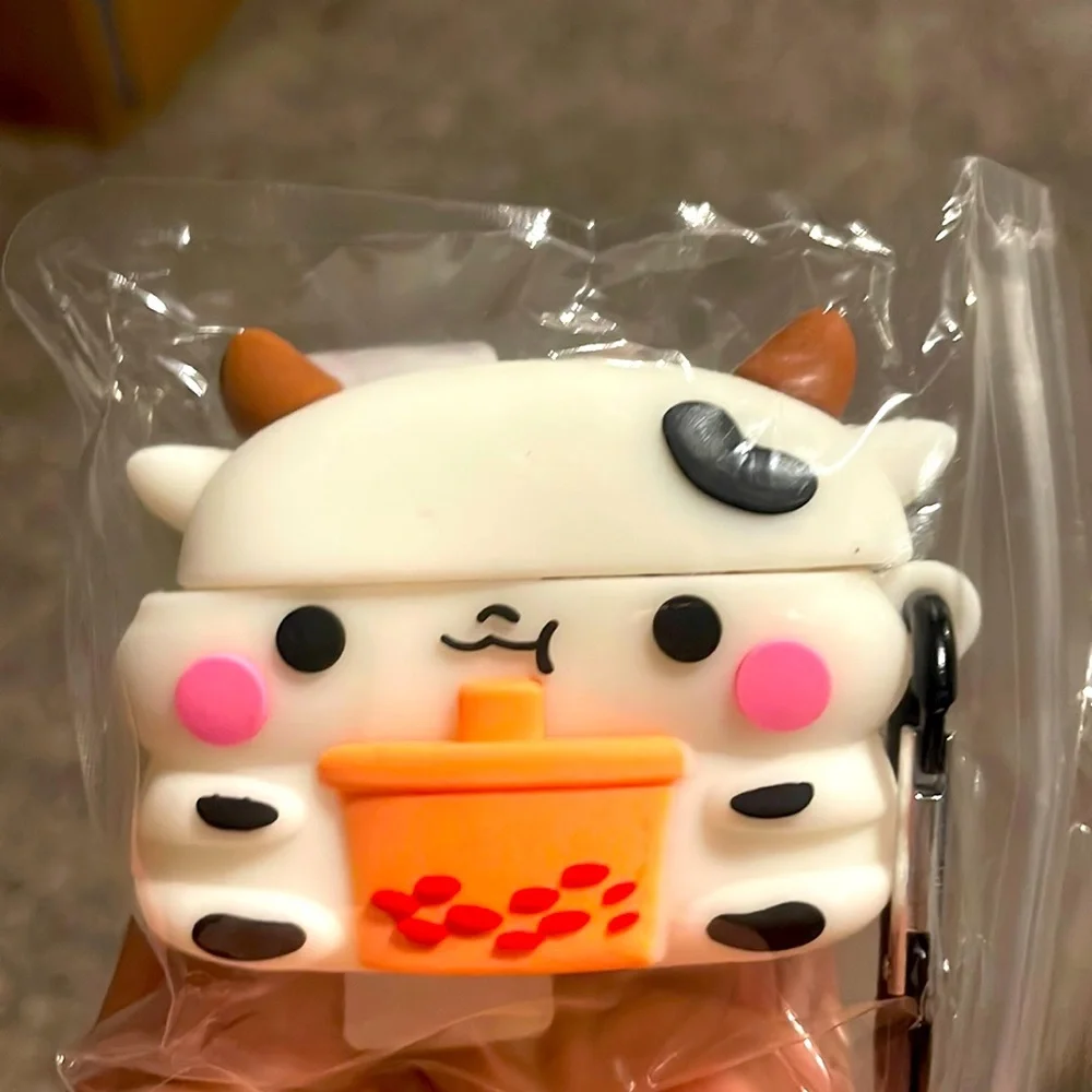 Kawaii cow AirPod pro case